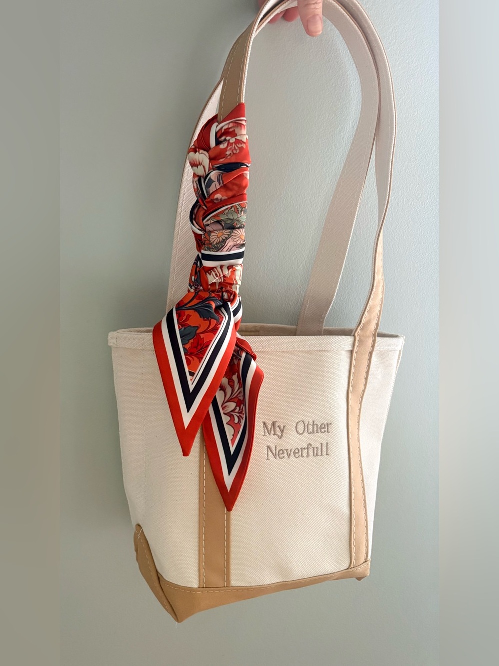 LL Bean Custom Boat and Tote Size Small